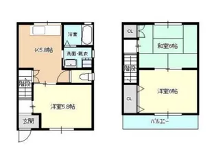 リバーケープIの間取り