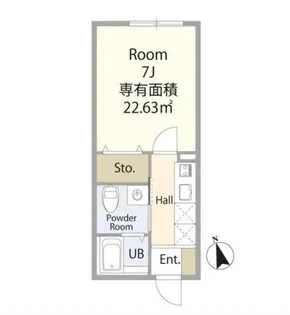 東京都東村山市諏訪町1【アパート】の間取り