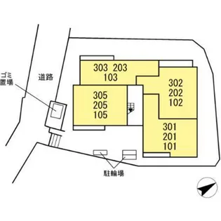 Plum tree garden Y【1階】の外観