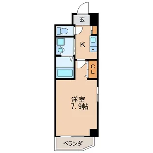 愛知県名古屋市東区白壁2【マンション】の間取り