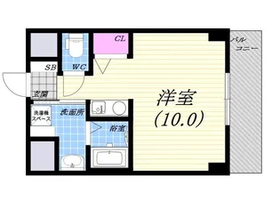 兵庫県芦屋市親王塚町【マンション】の間取り