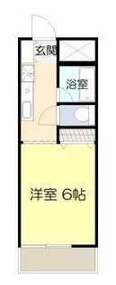 オクトワール宮崎東【6階】の間取り