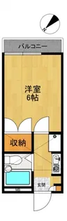シャルマン中山【1階】の間取り