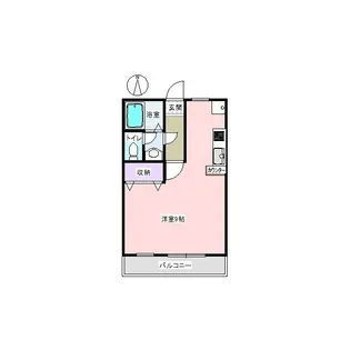 メゾンプラタナス【1階】の間取り