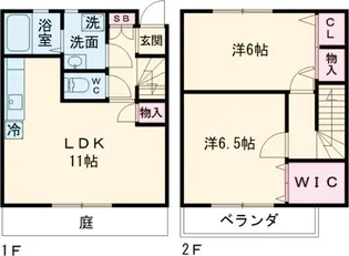 三重県桑名市長島町福吉【一戸建】の間取り