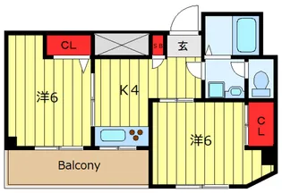 山一宮城ステーツ【2階】の間取り