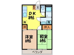 リステル西村II【3階】の間取り