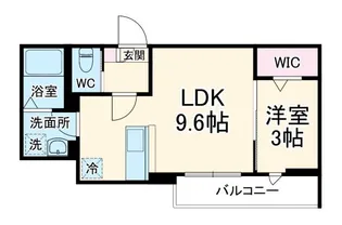 KEIAI RESIDENCE 豊四季【3階】の間取り