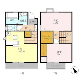 神奈川県鎌倉市大町3【一戸建】の間取り
