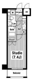 グランド・ガーラ南麻布【5階】の間取り