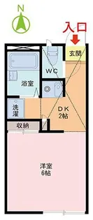 CREST【1階】の間取り