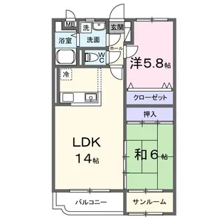 ユーミー堀川【3階】の間取り