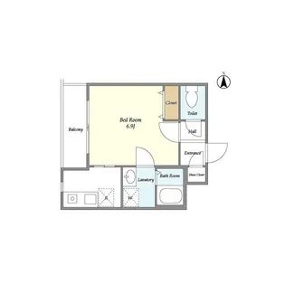 コスモリード高円寺イースト【3階】の間取り