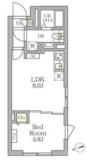 SOLASIA residence荻窪【2階】の間取り