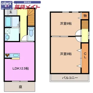 JOBEL SQUARE I【1階】の間取り