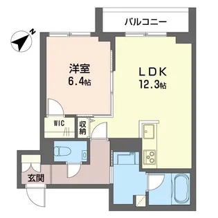 プルームレジデンス溝の口【2階】の間取り