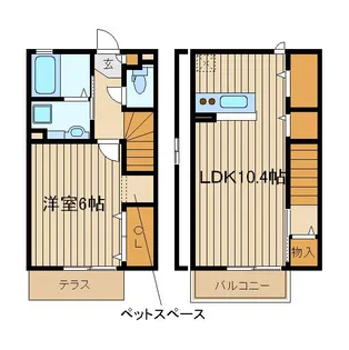 東京都練馬区南田中4【一戸建】の間取り