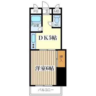ピュアライフ福町【5階】の間取り