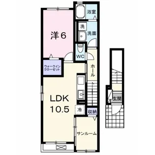 グレース大清水【2階】の間取り