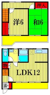 千葉県松戸市大橋【一戸建】の間取り