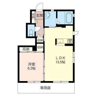 シャインステージ H【1階】の間取り