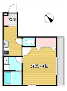 カーサ市川妙典【1階】の間取り