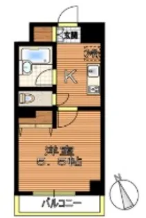 早稲田ノースウエストビルディング【4階】の間取り