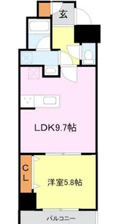 東京都荒川区西日暮里1【マンション】の間取り