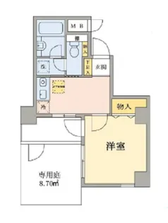 ライオンズマンション蓮沼第2【1階】の間取り