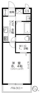 Primrose alley【1階】の間取り