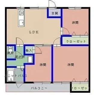 プランドールリバティー【2階】の間取り