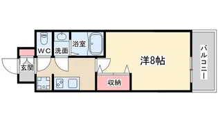 フォーリアライズ梅田レーベン【10階】の間取り