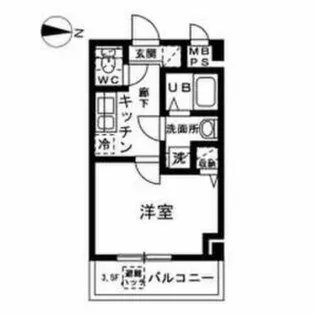 YAMATE【2階】の間取り