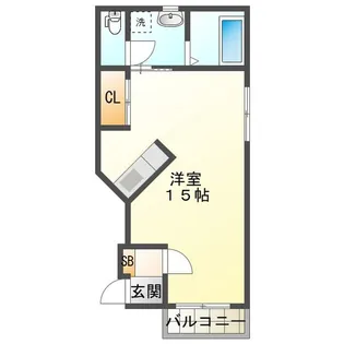 ジュンハイム【1階】の間取り