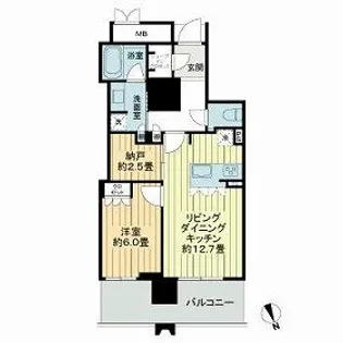 MJR熊本ザ・タワー【9階】の間取り