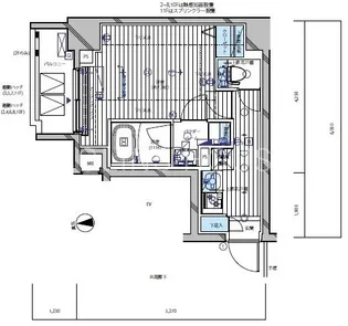 メインステージ東上野(メインステージヒガシウエノ)【8階】の間取り