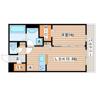 D-roomあすと長町I【3階】の間取り
