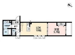 (仮称)MIRAISM廿日市本町【2階】の間取り