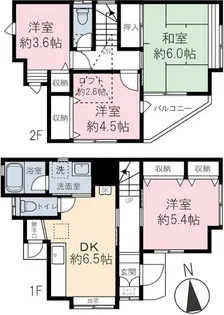 東京都豊島区池袋本町2【一戸建】の間取り