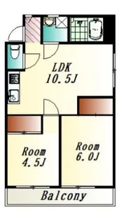 広島県広島市西区己斐上4【マンション】の間取り