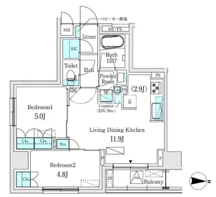 ASMACI MAISON両国I【3階】の間取り