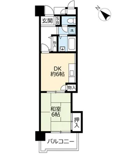UR武庫川【2階】の間取り