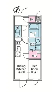 デュオメゾン渋谷松濤【1階】の間取り
