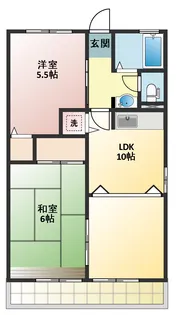 シティハイム コーポ幸【1階】の間取り