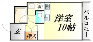 広島県広島市中区西平塚町【マンション】の間取り