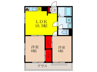 室町館【1階】の間取り
