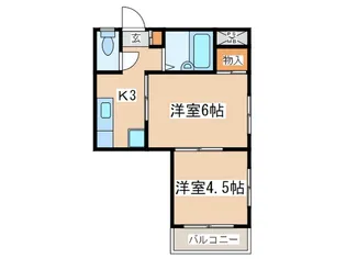 須賀第1ビル【3階】の間取り