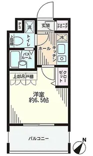 エステムプラザ日本橋【6階】の間取り
