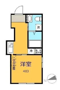 スカイヒルズ戸越公園【4階】の間取り