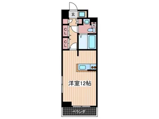 広島県広島市中区西白島町【マンション】の間取り